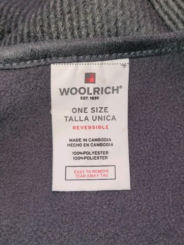 Woolrich Womens OS Reversible Gray White Southwestern Poncho Cape Shawl Soft - Picture 4 of 4