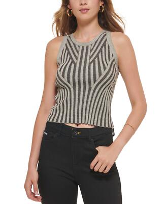 Dkny Jeans Women's Rib-Knit Crop Top E2GSAB07 XXS | eBay