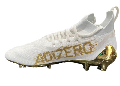 Size 12 - adidas Adizero Cleats Primeknit White Gold  display picture 3