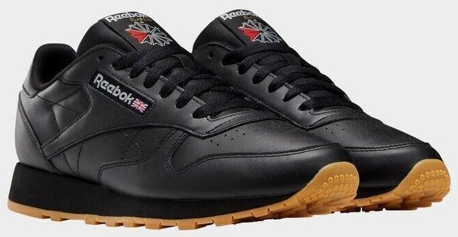 Reebok Classic Leather Low Black Gum - 49800 for Sale | Authenticity ...