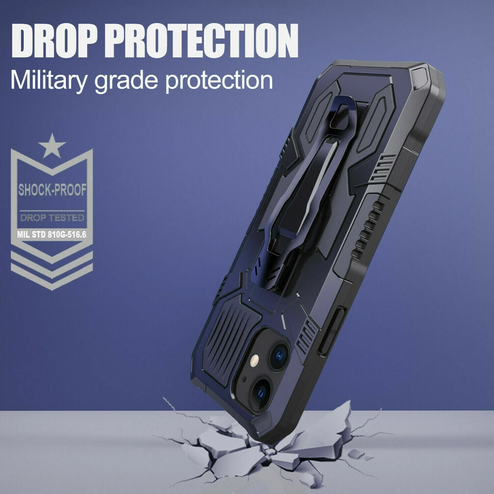 Shockproof Hybrid Armor Case For iPhone 15 14 13 12 11 Pro Max XR 8 7 XS X Cover - Image 3 of 4