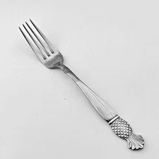 International Silver Company Flatware Stainless Dinner Fork Pineapple