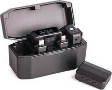 2.4G Wireless Lavalier Microphone System Color Touch Screen ENC Noise Cancellati