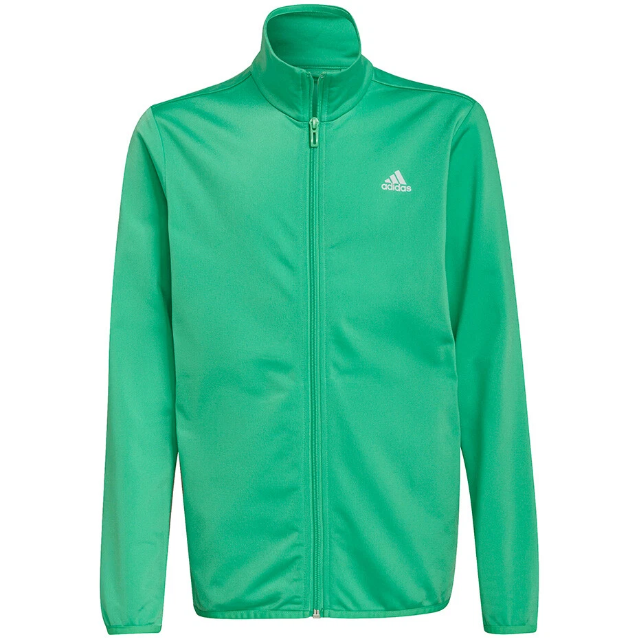 Boys green adidas tracksuit cheap