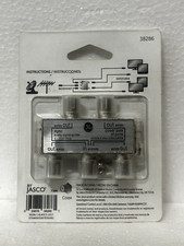 GE 4 Way Digital Coax Splitter, 2500MHz   Nickel