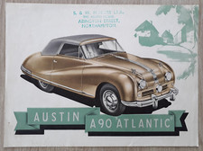 Austin A90 Atlantic Convertible Brochure c.1948 - 2.6 Sports