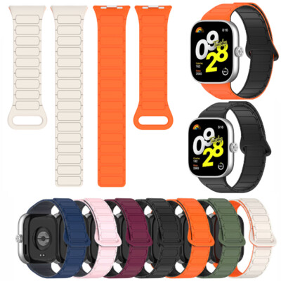 Für Xiaomi Band 9Pro/8Pro/REDMI Uhr 4 Silikon Uhrenarmband Magnetic Armband