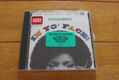 THE HISTORY OF FUNK VOL 5 - IN YO FACE CD [NEW] *CRACKED CASE* HYPE STICKER