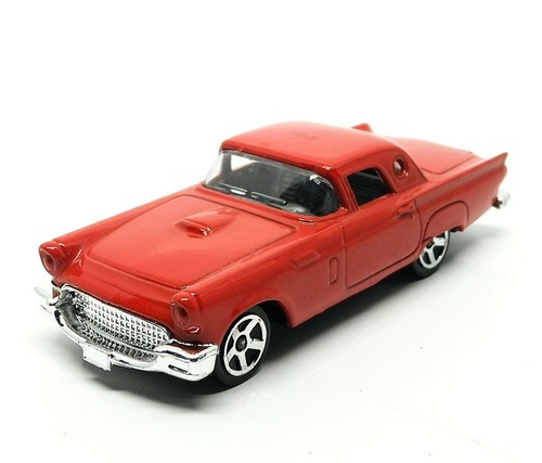 Majorette Ford Thunderbird 57 Red 1:58 (3 inches) no Package - Picture 4 of 8