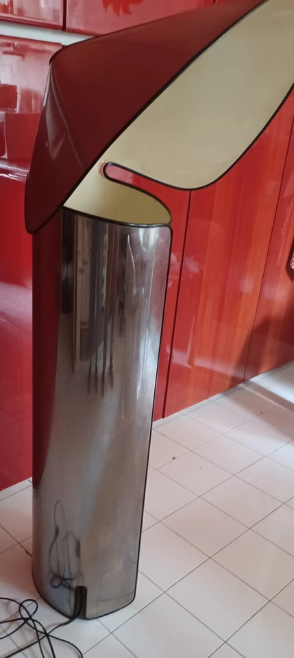 Lampada Da Terra Chiara originale di Mario Bellini - Immagine 4 di 4