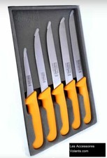 set de couteau Solingen de boucher professionnel couteau hache lime decoupe chef