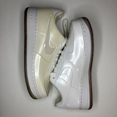 Size 9.5 - Nike Air Force 1 Foamposite Pro Cup Low Triple White AJ3664-100