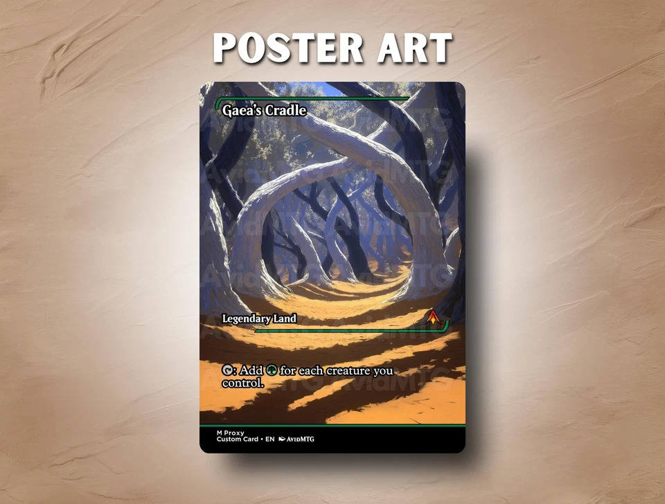 Gaea's Cradle - Custom Magic: The Gathering Card - Image 3 of 4