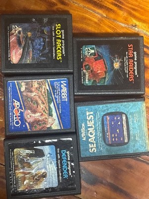 Vintage Atari 2600 5 Game Lot HB053 Retro Video Games Untested