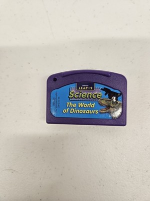 LeapFrog Leapster Science The World Of Dinosaurs Grammar Rock Game Cartridge