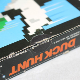 Duck Hunt NES Nintendo Complete CIB! ULTRA RARE 1ST PRINT MATTE STICKER! NICE!