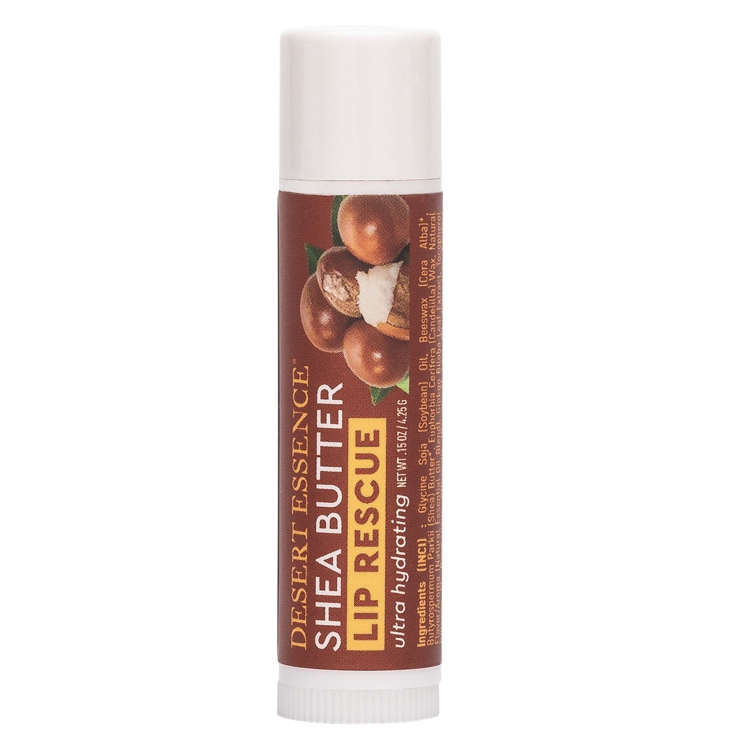 Desert Essence Lip Rescue-Ультраувлажняющее средство для губ с маслом ши в тюбике по 015 унции 2090₽