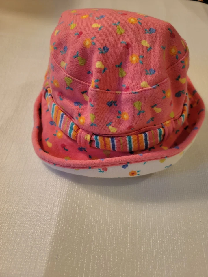 Bebé Niña Gymboree Vintage Fruta Primavera Verano Sombrero 3-6 Meses XS S Foto 3 de 4
