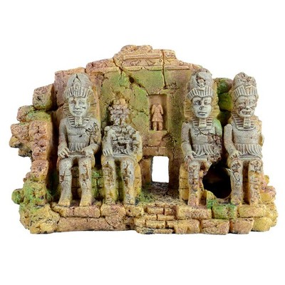 Sphinx Temple Aquarium Decor   Fish-Safe Resin   10'' Ancient Ruins
