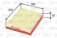 Valeo 585021 Luftfilter FüR Chevrolet Opel