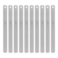 10Stk Mn Stahl F&uuml;hler Spurweite 0.8mm Dicke 150mm Metrik F&uuml;ller Dicke Messger&auml;t