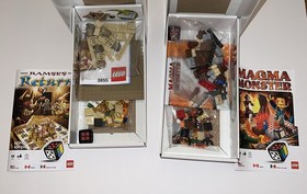 Lego 3847 Magma Monster & Ramses Return 3855 Lot - Open Box Sealed Bags Complete