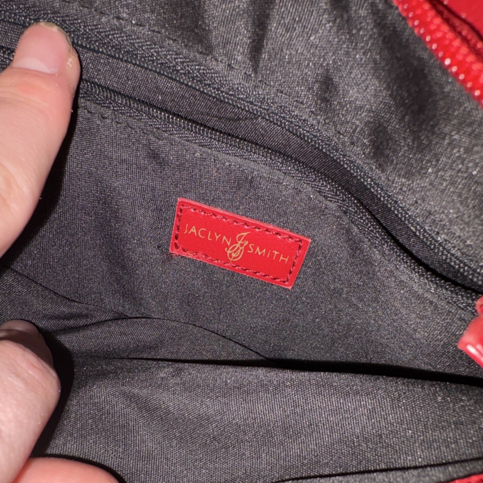 Jaclyn Smith Red Solid Shoulder Bag Shoulder Stra… - image 1