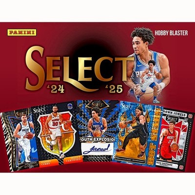2024-25 Panini Select Basketball Hobby BLASTER Box Factory Sealed 24PAKSEL-BXBH