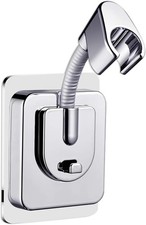 Shower Head Holder Wall Mount, 360  Adjustable Handheld, No-Drill Strong Adhesi