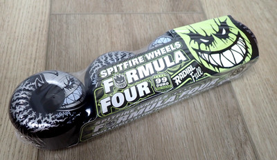 NEW SPITFIRE SKATEBOARD WHEELS FORMULA FOUR 99 DURO RADIAL FULL 56 CM SKATE 56CM