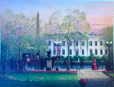  G Harvey S/N Limited Edition Print  ''1600 Pennsylvania Ave'' 