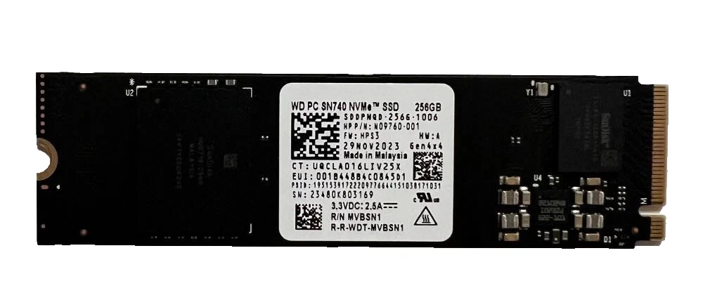 Western Digital M.2 Interface 256 GB Solid State Drives for sale