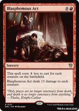 Blasphemous Act NM [DRC - 101 R] Magic