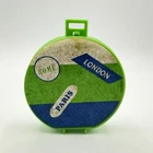 Vintage Barbie #1544 Travel in Style Tour Ins Green & Blue Hat Box Suitcase TLC