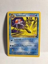 Tentacruel 44/62 Uncommon Fossil Pokemon Unlimited Lightly Played on eBay