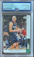 DIANA TAURASI SIGNED AUTO Autograph 2004 SAGE HIT Rookie Card RC PSA/DNA COA. rookie card picture