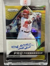 2020 Panini Prizm - Juan Soto Auto - Pro Penmanship - Gold /10