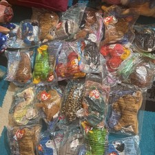 Complete Set of 12 Ty Teenie Beanie Babies - 1999 McDonald's Happy Meal Toys