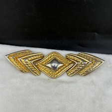 Vintage Revcor Belt Buckle Gold Tone Western