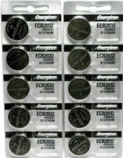 Energizer CR2032 3V Lithium Coin Battery 2032 New Fresh 10 Pcs USA Seller