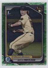 2024 Bowman Draft Chrome Lunar Glow Refractor Bryce Meccage #BDC-94 0m5h