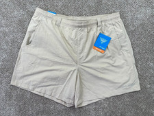 Columbia Short Men's Large 35x6 Tan PFG Backcast IV Water Omni-Shade MSRP 35