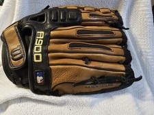 Wilson A 900 BASEBALL GLOVE Dual Hinge Exclusive, ECCO Leather Left Hand Throw