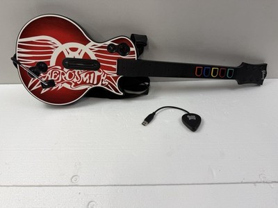 Aerosmith Red Octane Gibson Les Paul Wireless W/Dongle Guitar Hero PlayStation