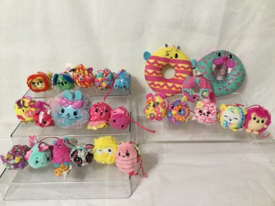 Pikmi pops surprise scented mini bean bags & donut plushes by Moose, lot of 24