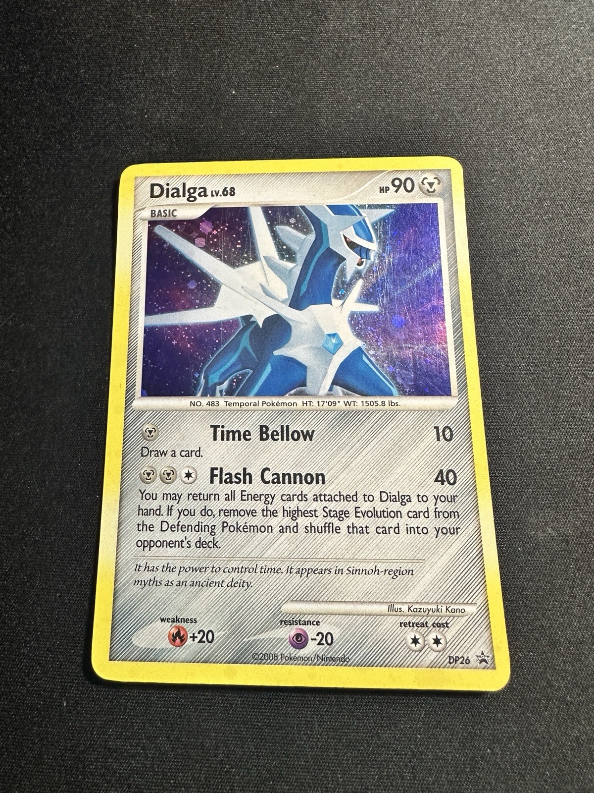 Pokemon Card Dialga DP26 PROMO Diamond & Pearl LP