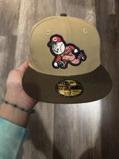 Sneakertown Exclusive Cincinnati Reds New Era 59Fifty Fitted Hat Club Size 7