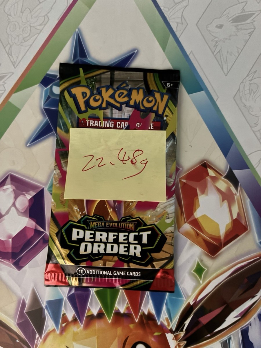 VERY HEAVY! 🔥22.48g Pokémon TCG Perfect Order Booster Pack