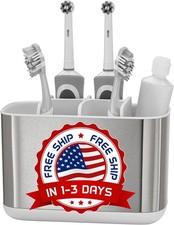 Soporte Para Cepillo De Dientes Y Pasta De Dientes De Acero Inoxidable Para Ba o