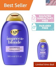 Natural Ingredients Purple Shampoo for Color Treated Hair  13 oz Blonde Care